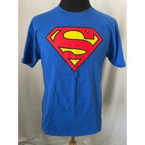 DC Comics Superman Logo Front & Flip Up Inside Superman Graphic Short Sleeve Tee